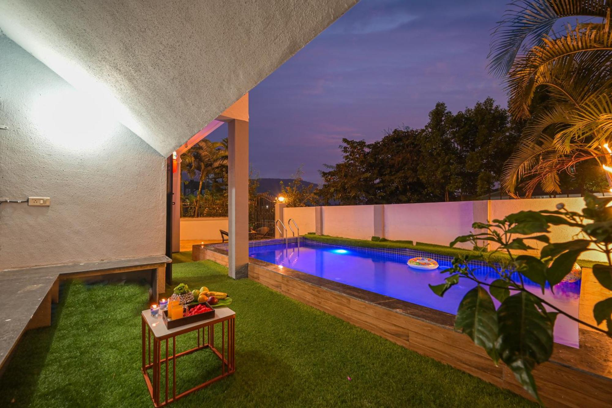 Ll Empyrean Stay II Luxury Ll Celestial Unicorn Villa Ll 3Bhk Ll Ac Ll Private Big Pool Ll Lonavala Ngoại thất bức ảnh